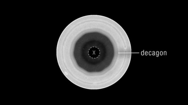 New Decagon Formation Discovered at Saturn's South Pole